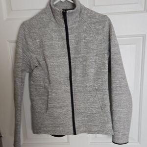 lululemon Athletica Heather Gray Utility Jacket. Size 10.